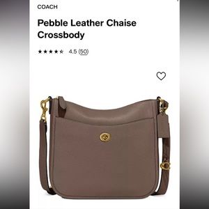 Coach chaise crossbody bag
